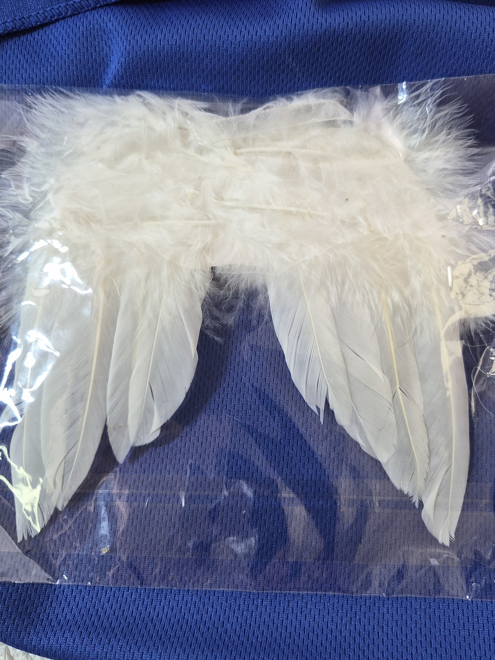 10 count, fluffy, white angel wings with hanger. Crafts, Ornaments, Scrapbook Sm